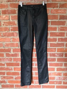 long tall sally Coated Black Skinny Jeans